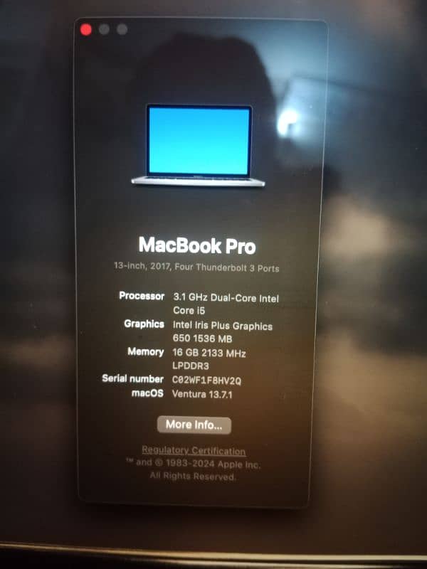 MacBook pro 2017 [16 GB] 4