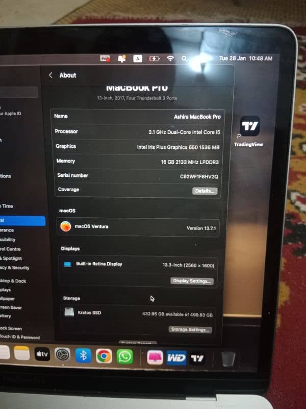 MacBook pro 2017 [16 GB] 5