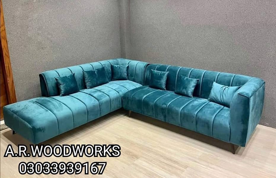 L shape sofa set / Corner sofa set / molty foam /six seater sofa set 10