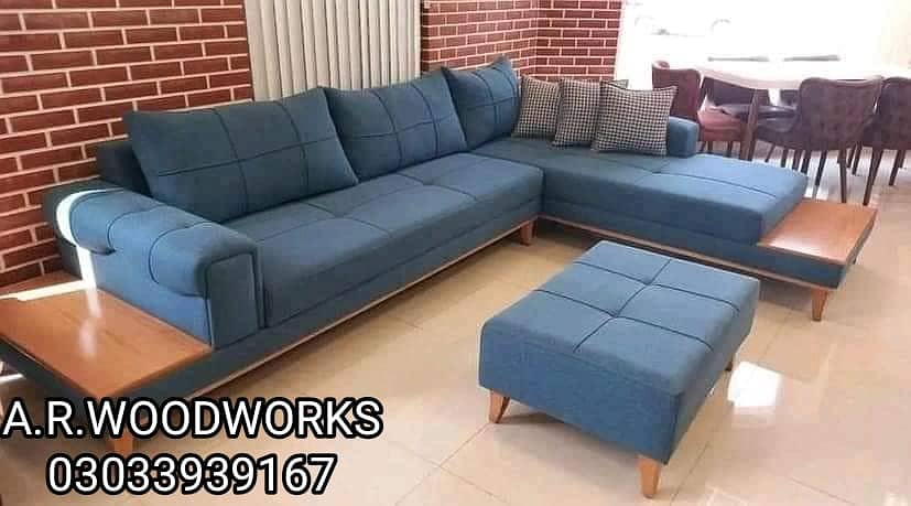 L shape sofa set / 5 seater sofa set / wooden sofa set / luxury sofa 6