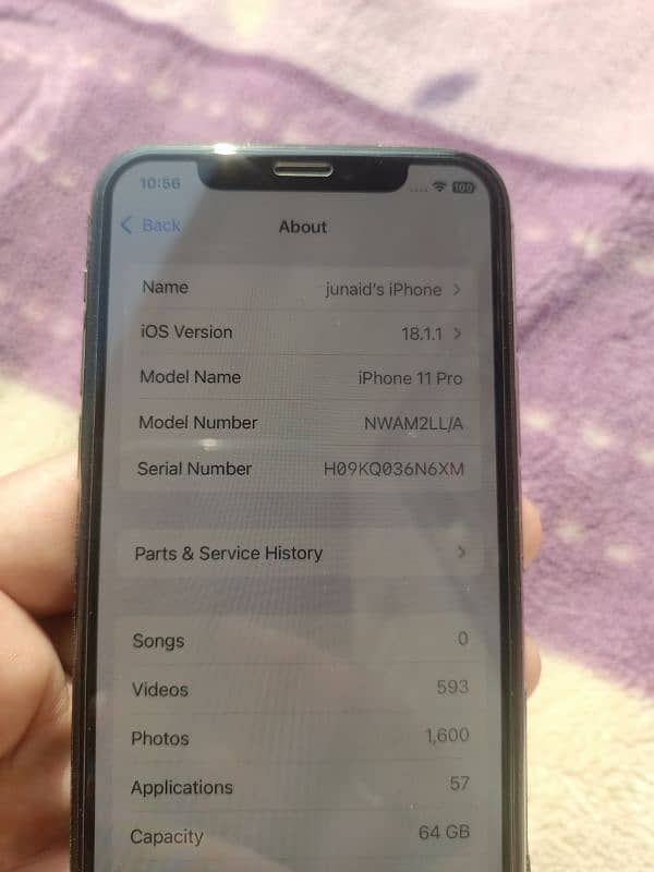 iphone 11 pro 64 Gb JV sim (exchange possible) 3