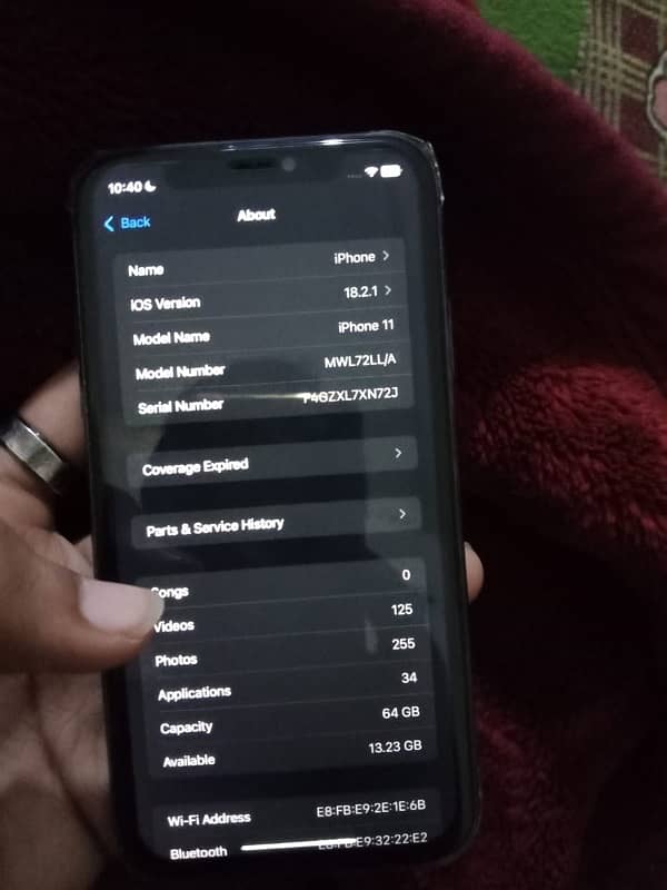 iphone 11 64gb FU exchange with iphone 13 7