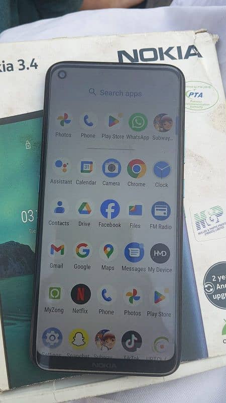 NOKIA 3.4 ALL OK PTA APPROVED (3+32) 0