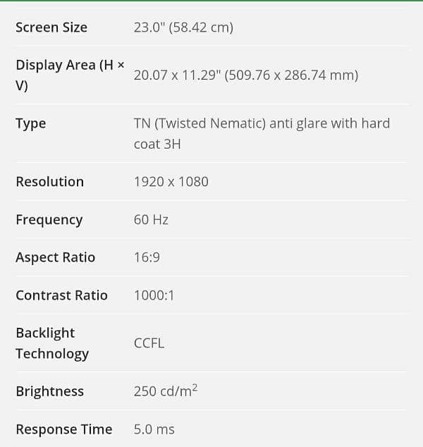 Dell P2312H 23.0" Widescreen LED Monitor 8