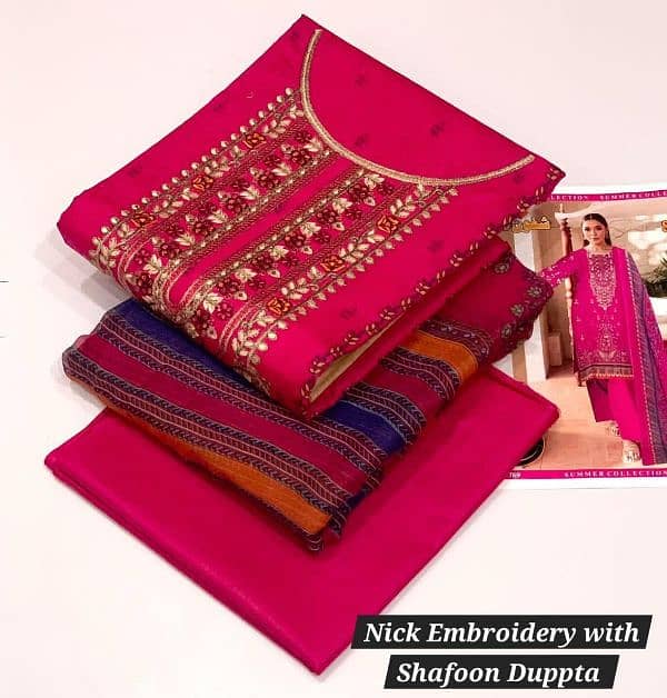 *(BAREEZE Opening 2025)*  *BAREEZE  Embroidery 3pc 6