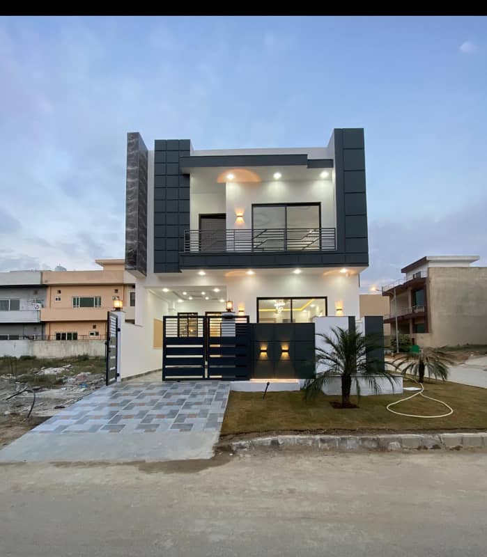 A+ Construction 5 Marla Carner House like Villa Near to Park FaisalMargallah City, Islamabad. 0