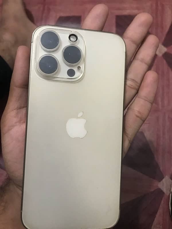 Iphone 14 pro max 128 gb JV LLA model Gold colour 2