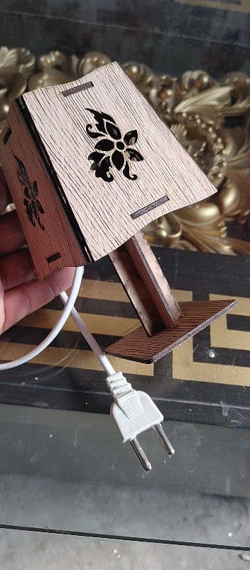 Wooden Light Lamp Lazer Cutting 140Rs 0