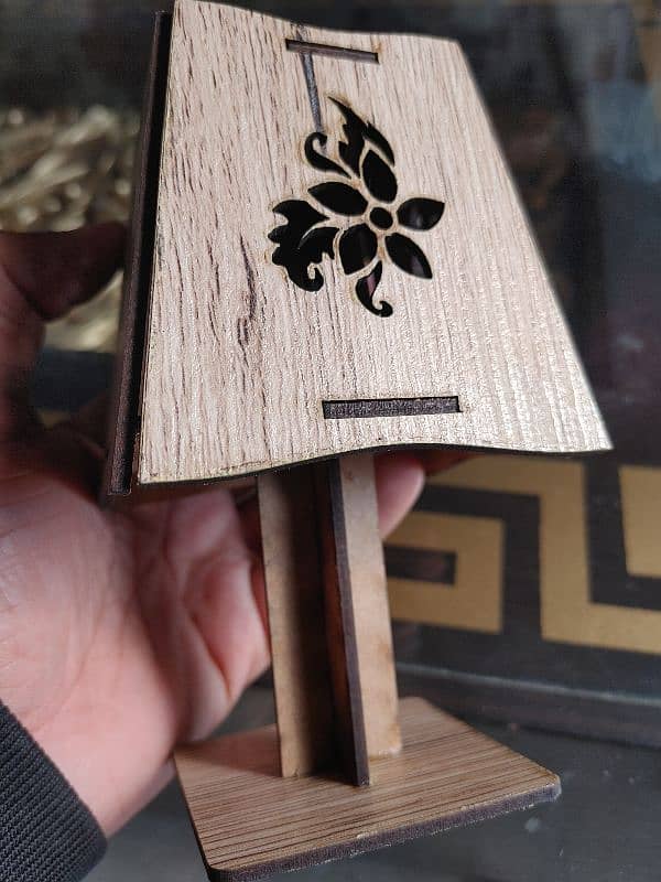 Wooden Light Lamp Lazer Cutting 140Rs 5