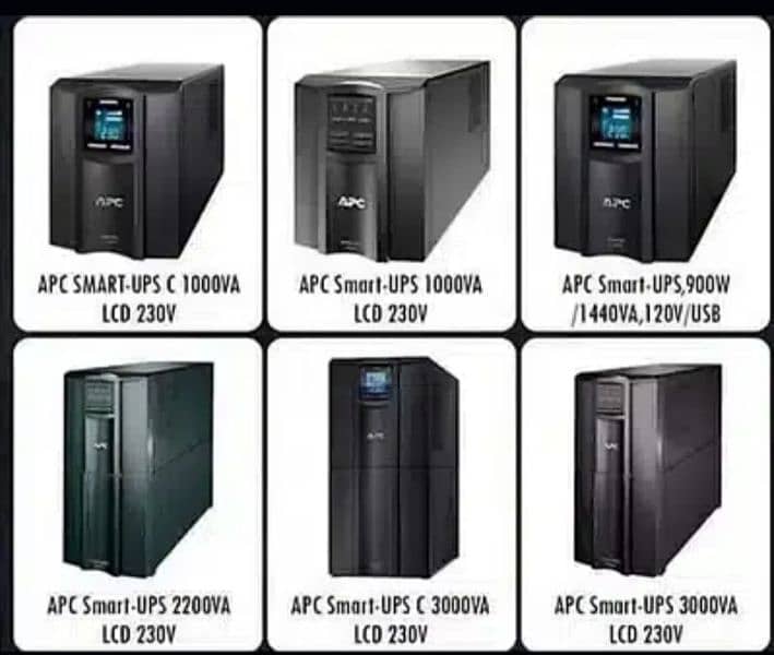 APC SMART UPS ALL MODELS AVAILABLE SUA/SMT/SMC SERIES AVAILABLE 0