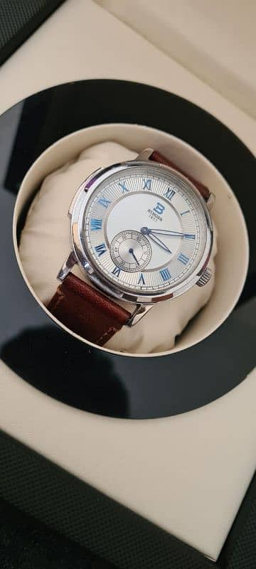 Binger Automatic gents wrist watch Roman Figure . 4