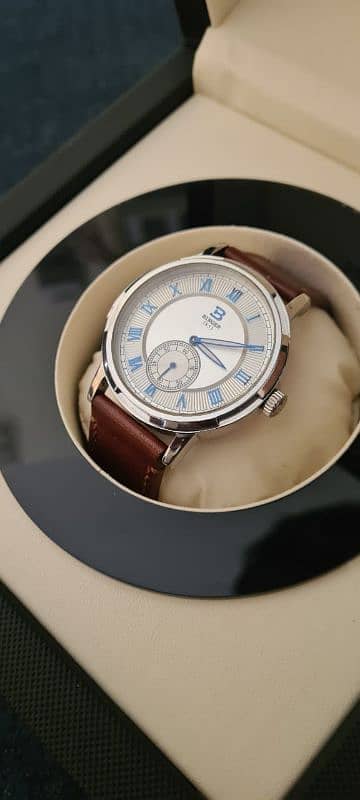 Binger Automatic gents wrist watch Roman Figure . 6