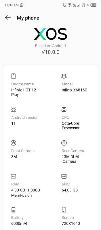 Infinix hot 12 urgent sale phone exchange ho g 0