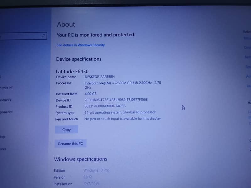 Dell latitude E6430 3