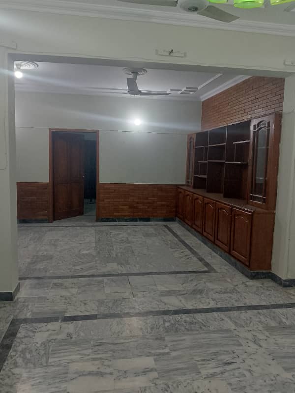 Beautiful upper portion available for small family size 30+60 pindi face 50 feet street water boring 5