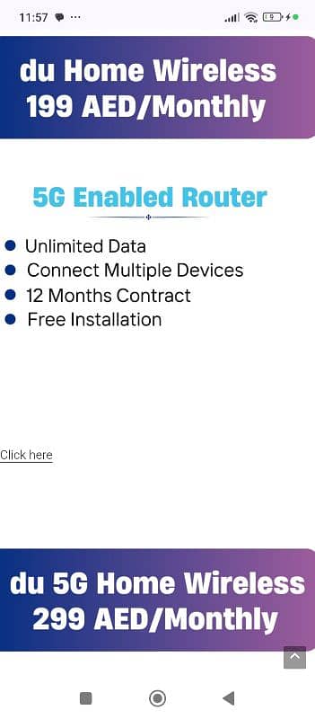 Home Internet Connection UAE website for sale 0