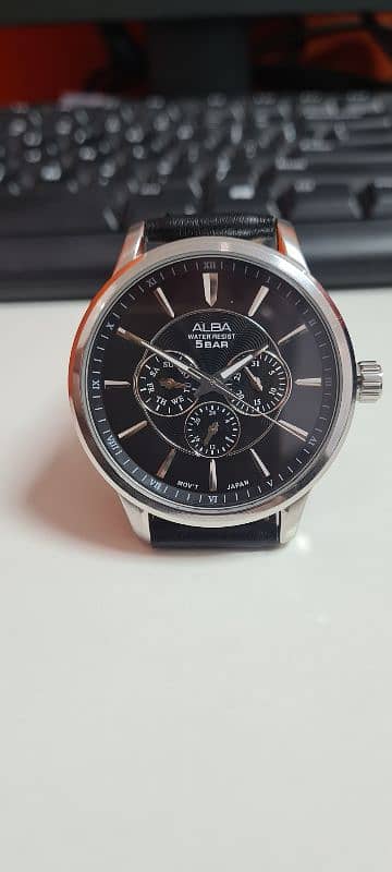 Alba Gents wrist watch Brand new multi clocks all functions working 0