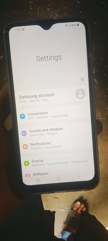 Samsung a10s original panel official pta 6