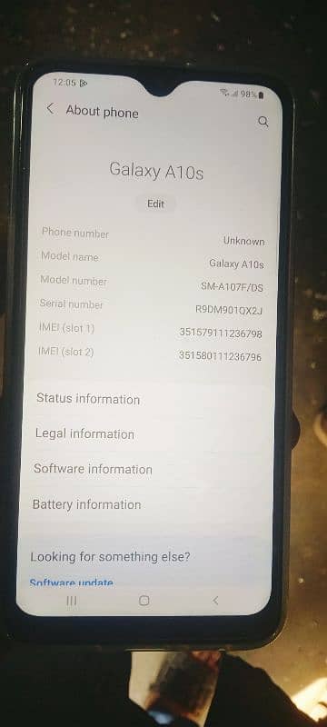 Samsung a10s original panel official pta 7