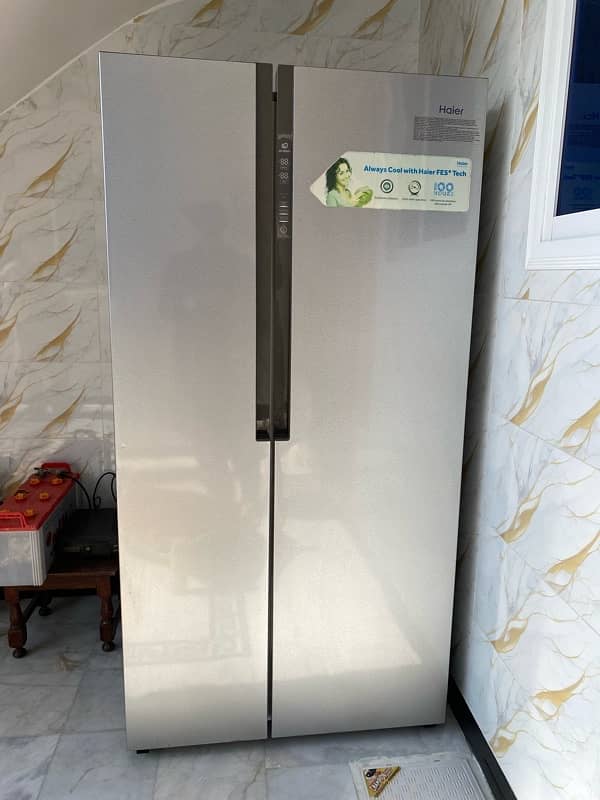 Haier Two Door Refrigerator Used In New condition 1