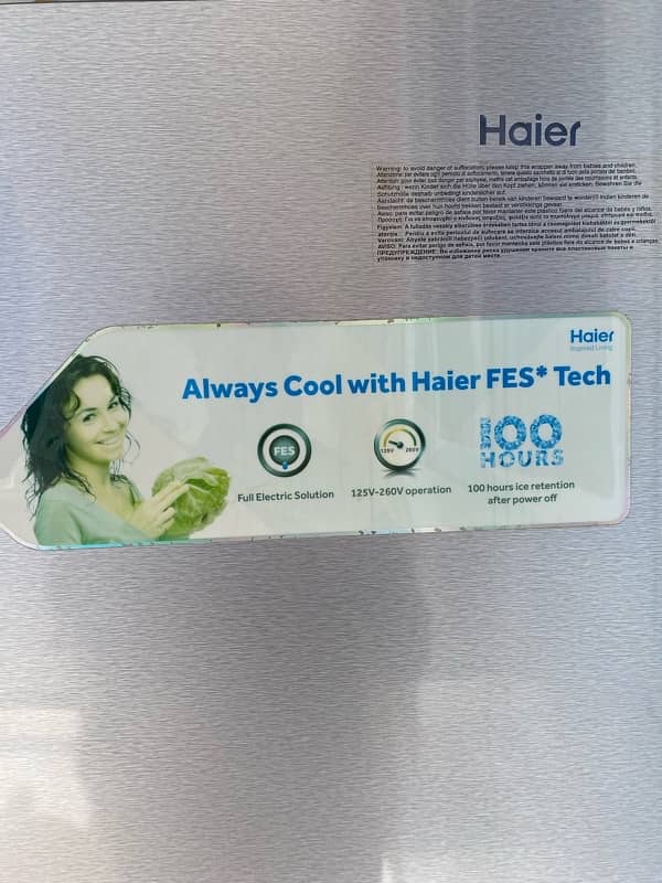 Haier Two Door Refrigerator Used In New condition 4