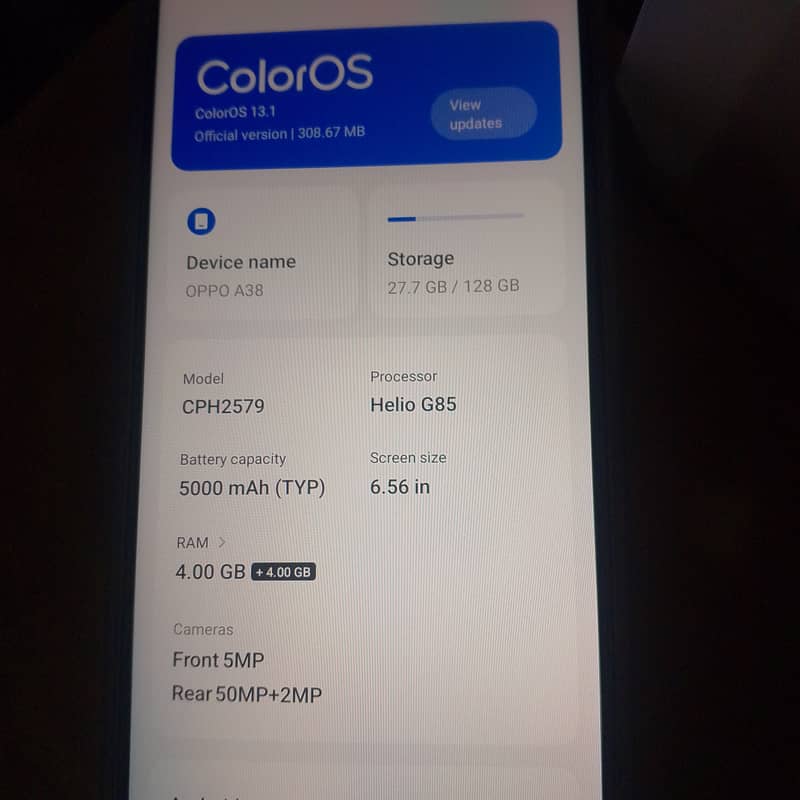 OPPO A38 for sell 1