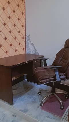 office table with chair