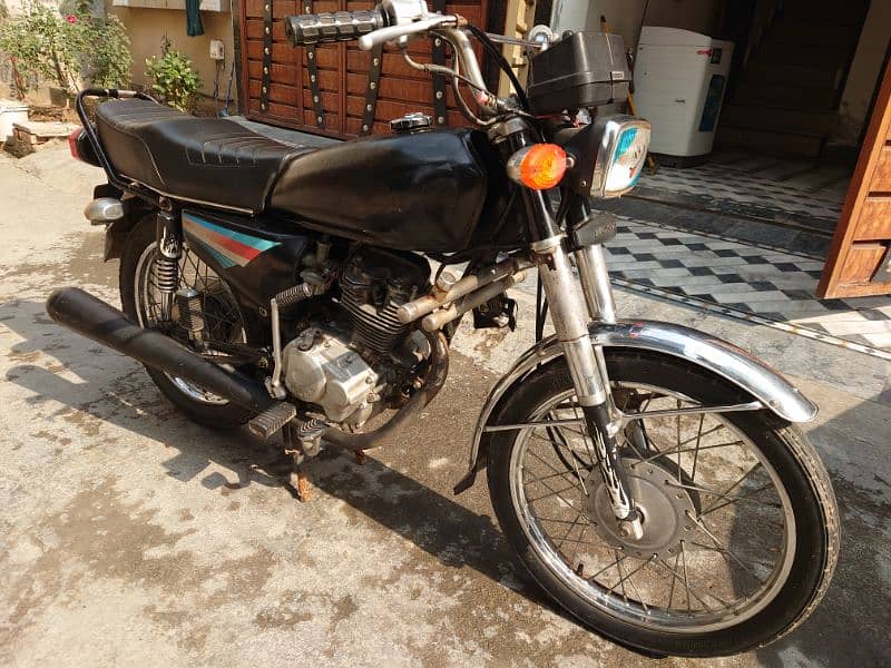 Honda CG 125 2007 Black Color All clear 0