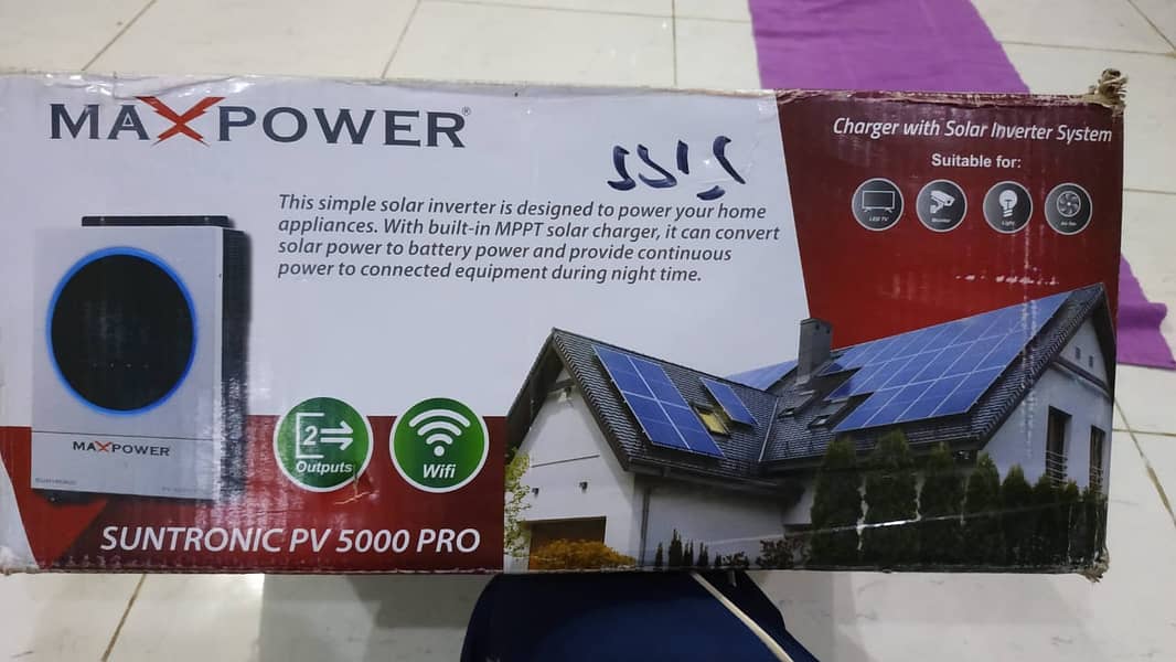 Unused Maxpower Suntronic 4kw Latest Solar Inverter with1 year waranty 0