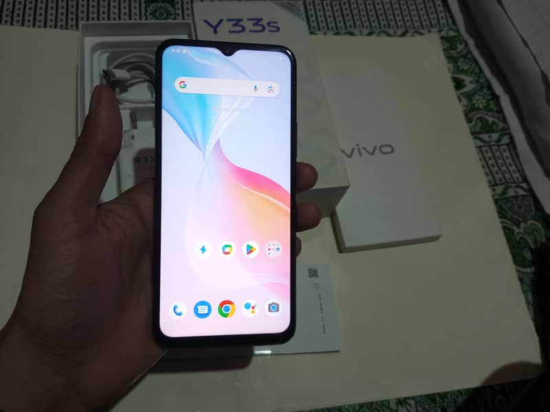 Vivo Y33s  8 128   Original Box Charger 3