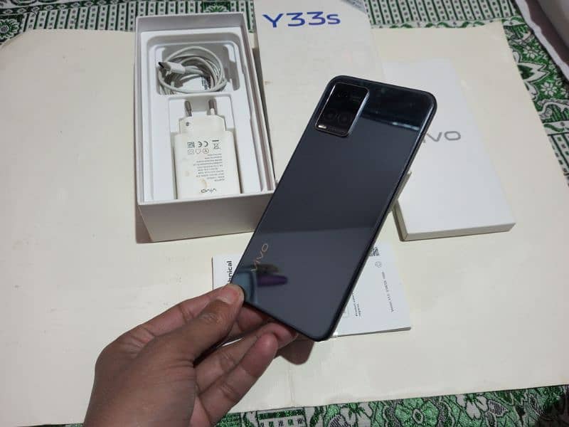 Vivo Y33s  8 128   Original Box Charger 4