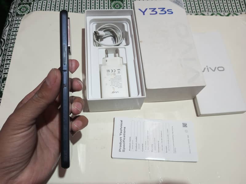 Vivo Y33s  8 128   Original Box Charger 5