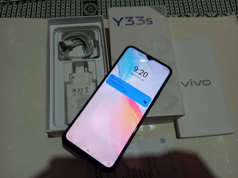 Vivo Y33s  8 128   Original Box Charger 6