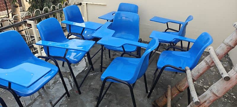 Study Student Chairs fiber made unbreakable slightly used 1