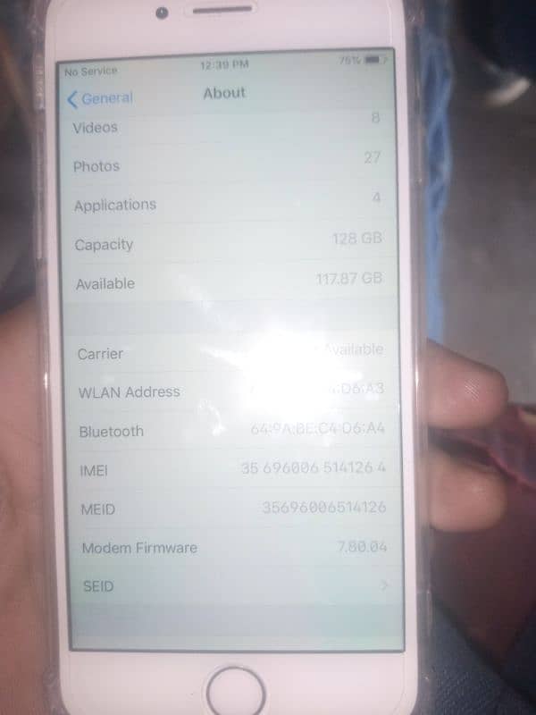 iPhone 6 for sell  128gb non pta my WhatsApp 03110453730 3