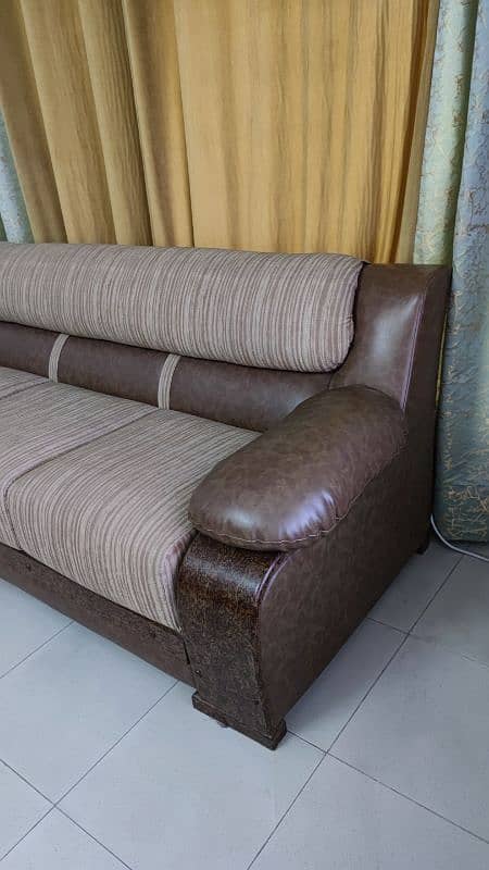 Leather Sofa 6 seater set 1