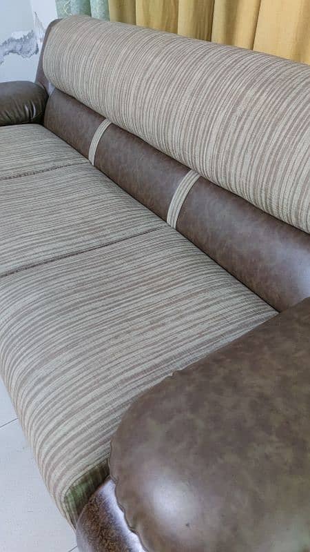 Leather Sofa 6 seater set 3