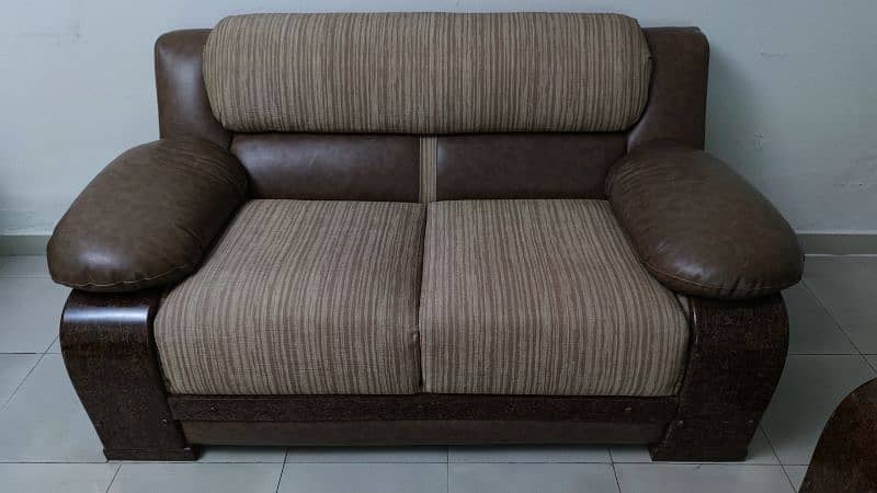 Leather Sofa 6 seater set 4