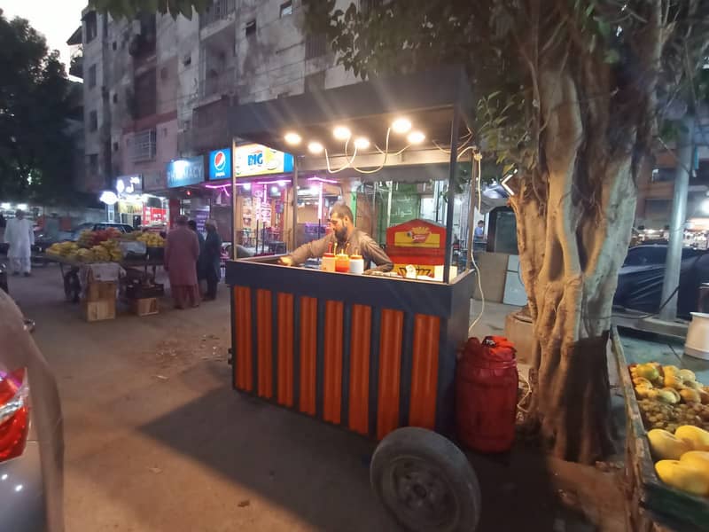 Food Cart for French Fries and Burger for Sell 1