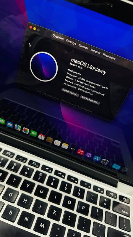 Macbook pro 2016 Dual-Core Intel Core i5 10