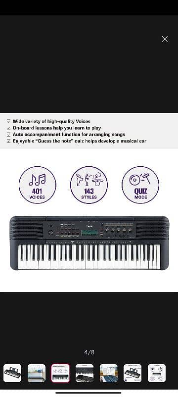 Yamaha PSR -E273 0