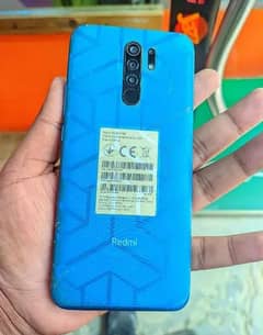 Redmi 9 4/64 Green back 8/10 box and charge