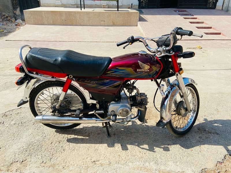 Honda CD 70 Al Punjab number good condition 0