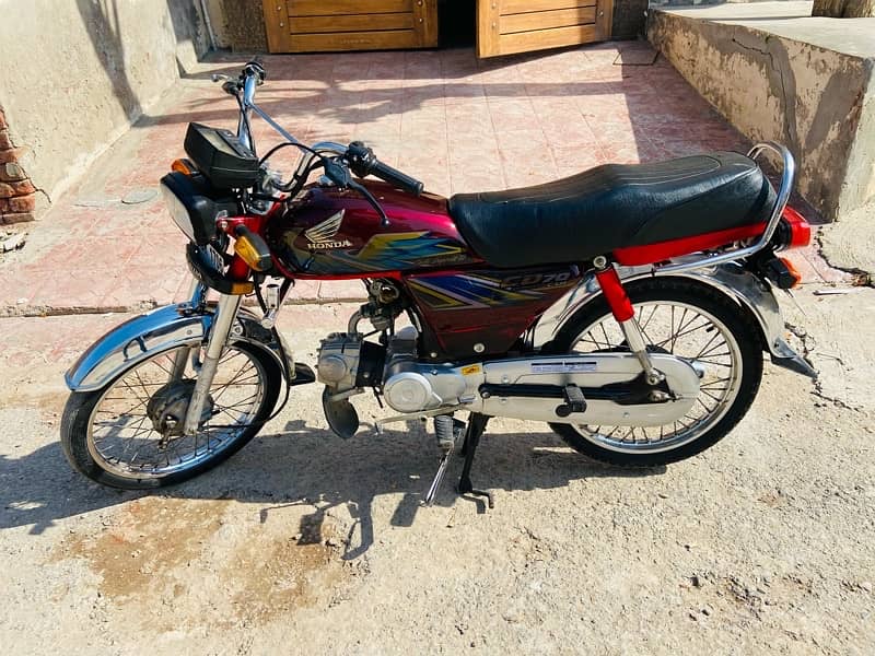 Honda CD 70 Al Punjab number good condition 2