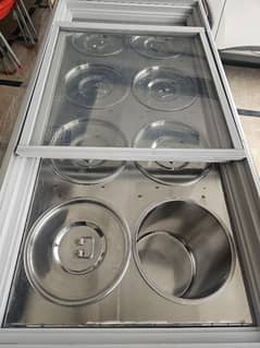 Varioline ice cream freezer with 6 ice cream bowls