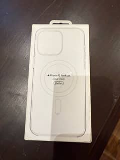 Apple original clear case 15 pro max