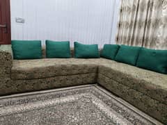 L shaped sofa set