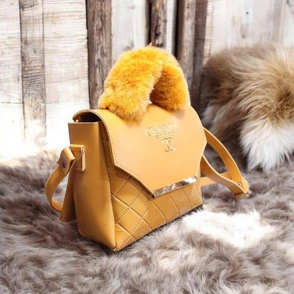 Chic Mustard Crossbody Bag for Girls - 1 Pc Festive Fashion 1