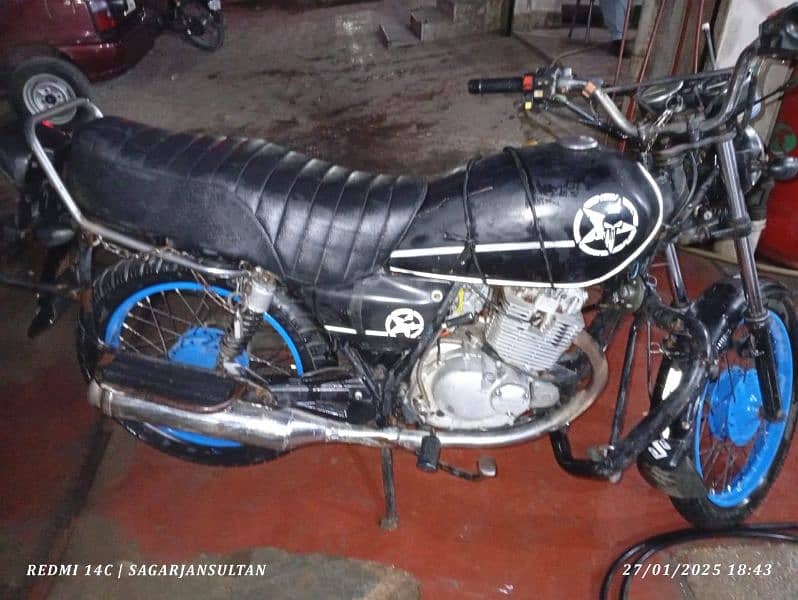 Suzuki GS 150 rim tyer new Hain aur bike m koi Kam nhi 1