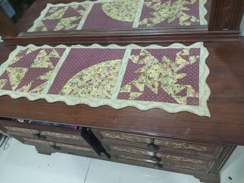 King Size Chinioti Bed Along With Side Tables and Dressing Table . 10